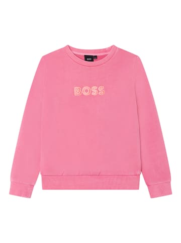 Hugo Boss Kids Sweatshirt lichtroze