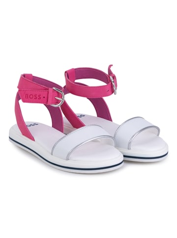 Hugo Boss Kids Sandalen roze/wit