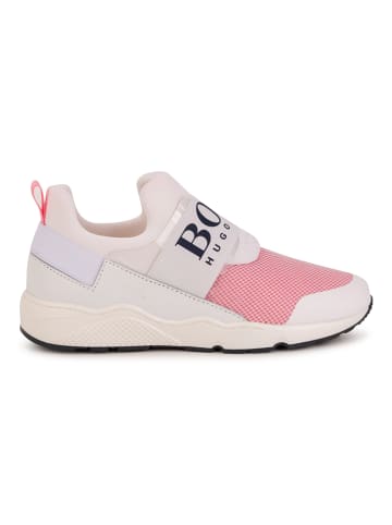 Hugo Boss Kids Sneakers lichtroze