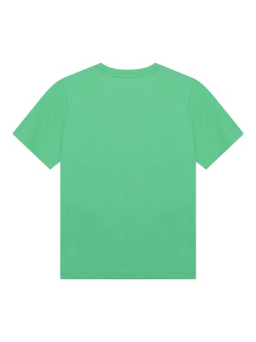 Hugo Boss Kids Koszulka w kolorze zielonym