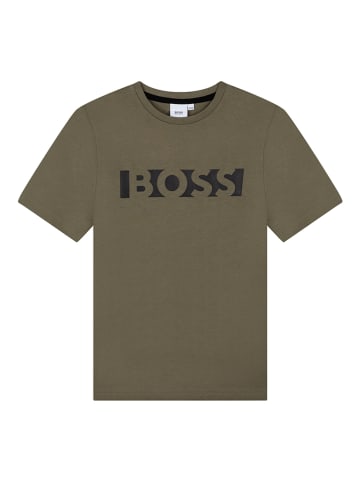 Hugo Boss Kids Koszulka w kolorze khaki