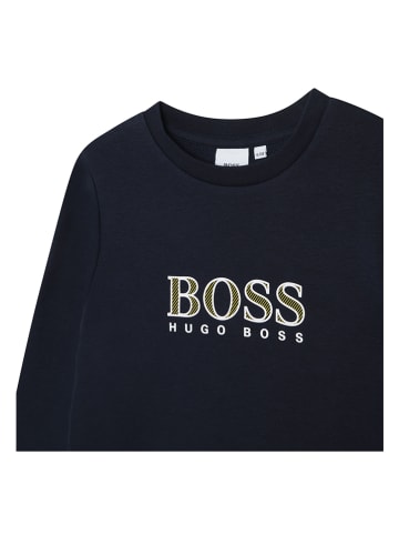 Hugo Boss Kids Sweatshirt donkerblauw