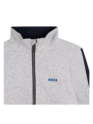 Hugo Boss Kids Sweatjacke in Grau