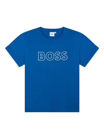 Hugo Boss Kids T-shirt w kolorze niebieskim