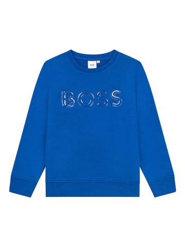 Hugo Boss Kids Bluza w kolorze niebieskim
