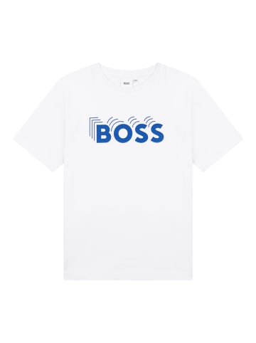 Hugo Boss Kids 2-delige outfit blauw/wit