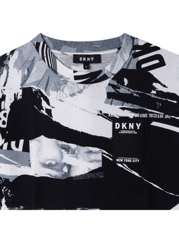 DKNY Jurk wit/zwart