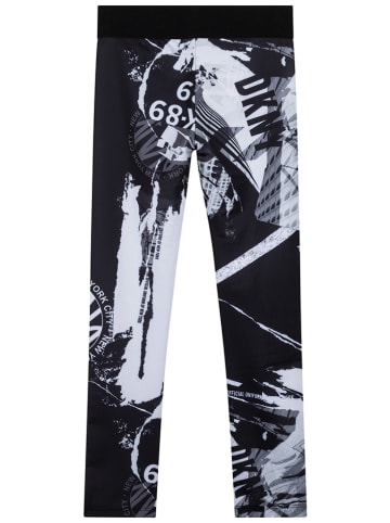 DKNY Legging zwart/wit