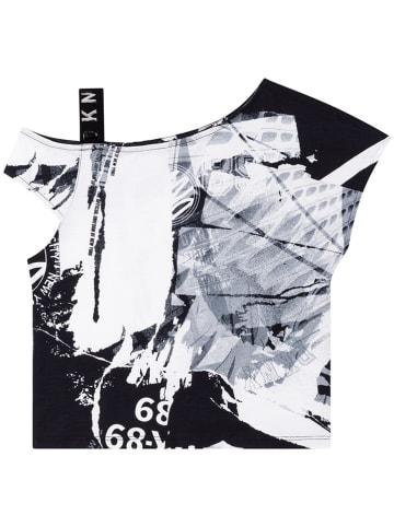 DKNY Shirt zwart/wit