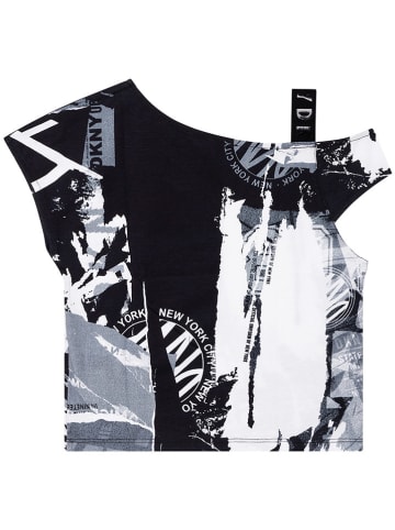 DKNY Koszulka w kolorze czarno-białym