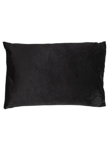Clayre & Eef Poduszka w kolorze czarno-jasnoróżowym - 60 x 40 cm