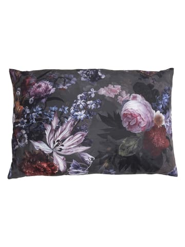 Clayre & Eef Kussen antraciet/lichtroze - (L)60 x (B)40 cm
