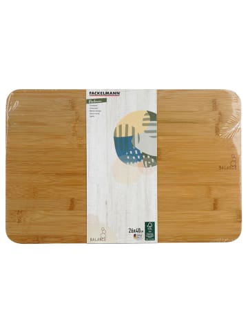 Fackelmann Schneidebrett in Natur - (B)40 x (T)26 cm