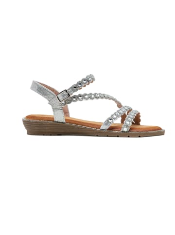 Foreverfolie Sandalen in Silber