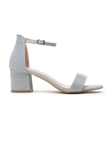 Foreverfolie Sandały w kolorze srebrnym