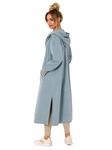 made of emotion Cardigan in Hellblau