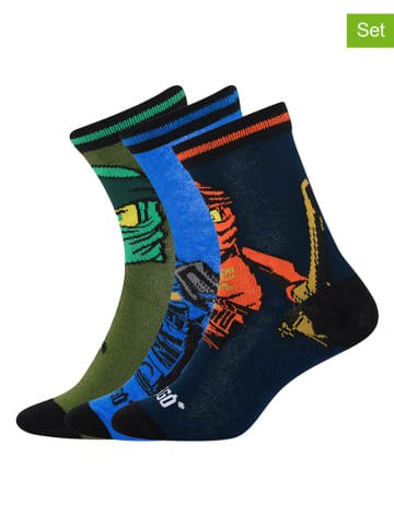Legowear 3er-Set: Socken in Bunt