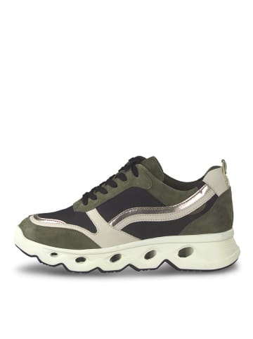 Tamaris Sneakers in Oliv/ Schwarz