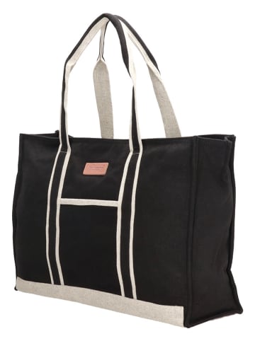 PE FLORENCE Strandtas "Leisure" zwart - (B)48 x (H)34 x (D)16 cm