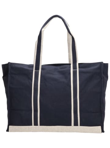 PE FLORENCE Strandtasche "Leisure" in Dunkelblau - (B)48 x (H)34 x (T)16 cm