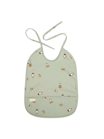 nuuroo Lätzchen in Hellgrün/ Bunt - (L)37 x (B)28 cm