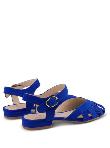 LaShoe Leder-Sandalen in Blau