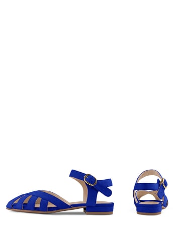 LaShoe Leder-Sandalen in Blau