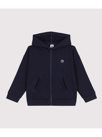 PETIT BATEAU Sweatjacke in Dunkelblau