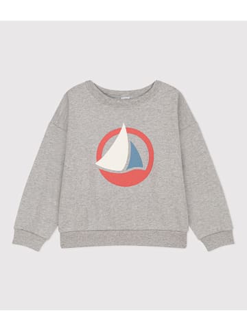 PETIT BATEAU Sweatshirt in Grau