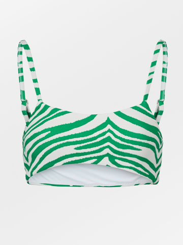 Becksöndergaard Biustonosz bikini w kolorze zielonym