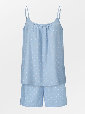 Becksöndergaard Pyjama "Dot Camisole" blauw/meerkleurig