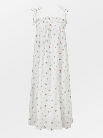 Becksöndergaard Sukienka "Enrica" w kolorze białym ze wzorem