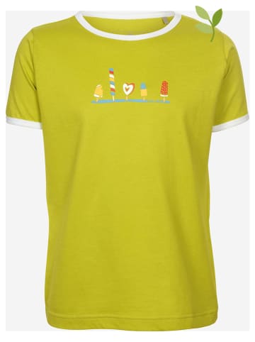 elkline Shirt "Icecream" limoengroen