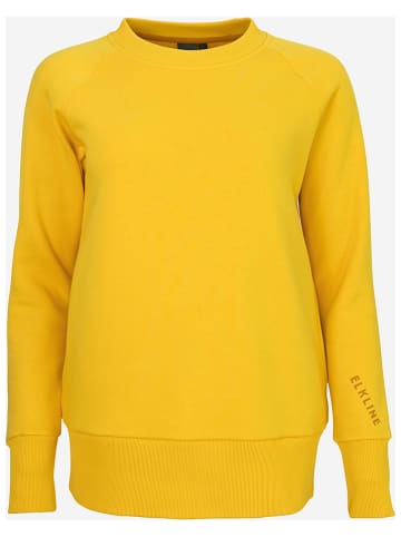 elkline Sweatshirt "Balance" geel
