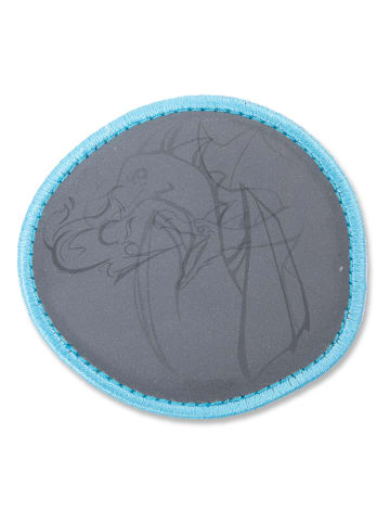 Ergobag Reflecterende sticker "Draak" grijs/lichtblauw