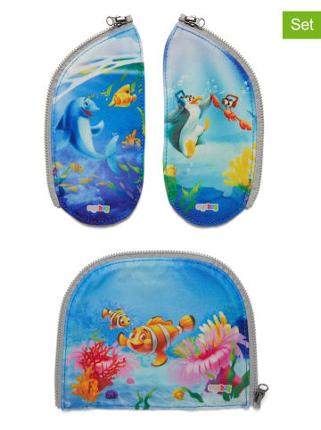 Ergobag 3tlg. Zip-Set "Unterwasser" in Bunt