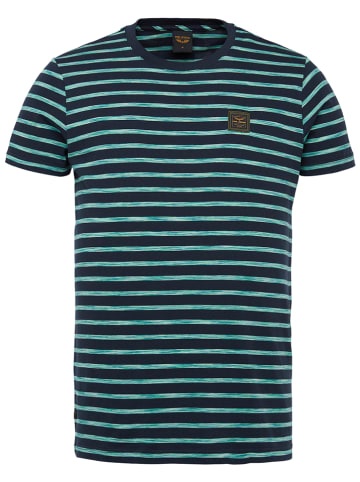 PME Legend Shirt donkerblauw/turquoise