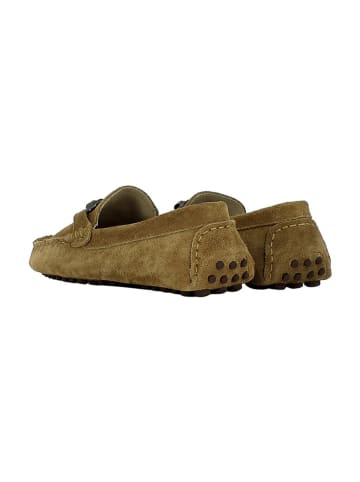 John Scott Leren mocassins kaki
