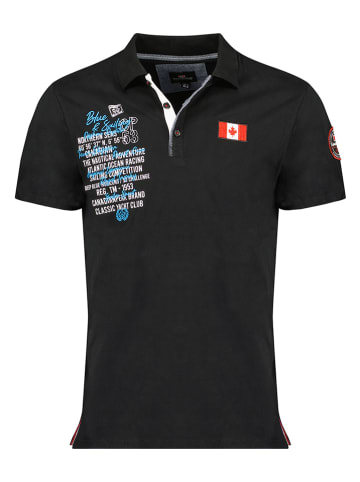 Canadian Peak Poloshirt "Kancreak" in Schwarz