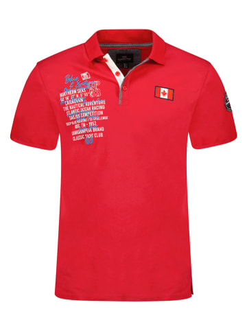 Canadian Peak Koszulka polo "Kancreak" w kolorze czerwonym