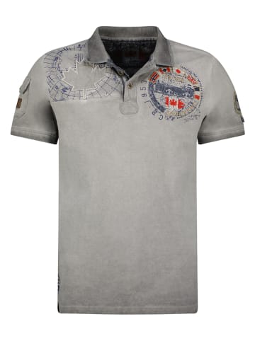 Canadian Peak Poloshirt "Kinflateak" in Grau