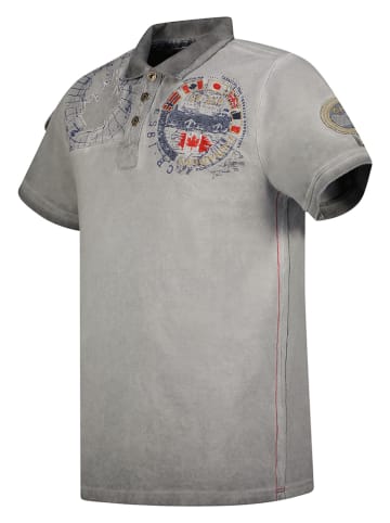 Canadian Peak Poloshirt "Kinflateak" in Grau