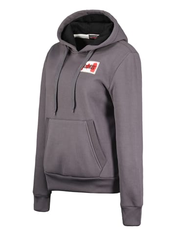 Canadian Peak Hoodie "Genifeak" in Dunkelgrau