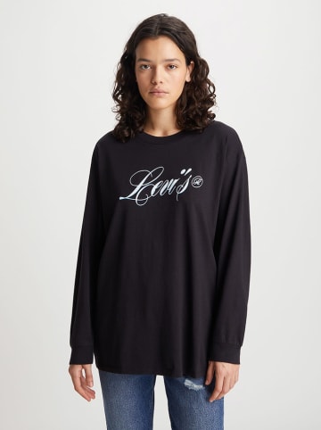Levi´s Koszulka "Graphic LS Reese" w kolorze czarnym