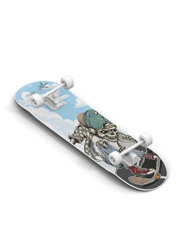 muuwmi Skateboard "Muuwmi ABEC 5 Skull"