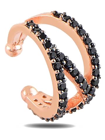 MOONBOASE Zilveren earcuff met edelstenen