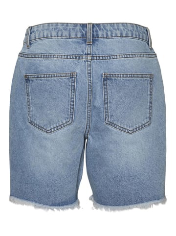 Noisy may Jeans-Shorts "Smiley" in Blau