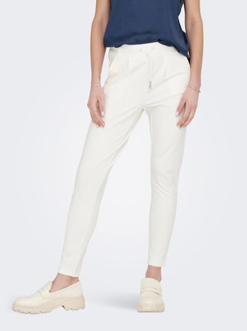 ONLY Spodnie "Poptrash" w kolorze białym