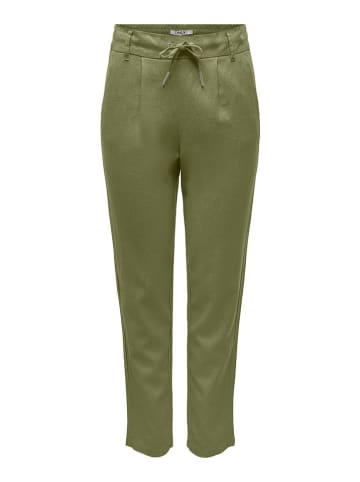 ONLY Spodnie "Caro-Poptrash" w kolorze oliwkowym
