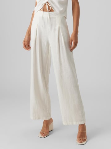 Vero Moda Spodnie "Mymilo" w kolorze białym